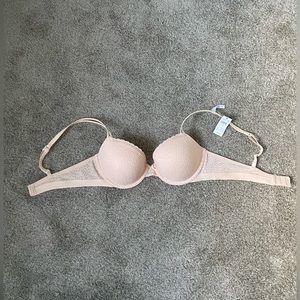 Aerie Lightly Lined Lace Light Pink Bra - 36B